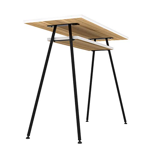 LEVIRA – Table, Bureau, Kost Dash – 100 x 40 x 75 – Noyer Tróia et Noir