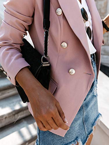Onsoyours Femme Élégant Blazer à Manches Longues Slim Fit Un Bouton OL Bureau Affaires Veste De Costume Manteau Cardigan…