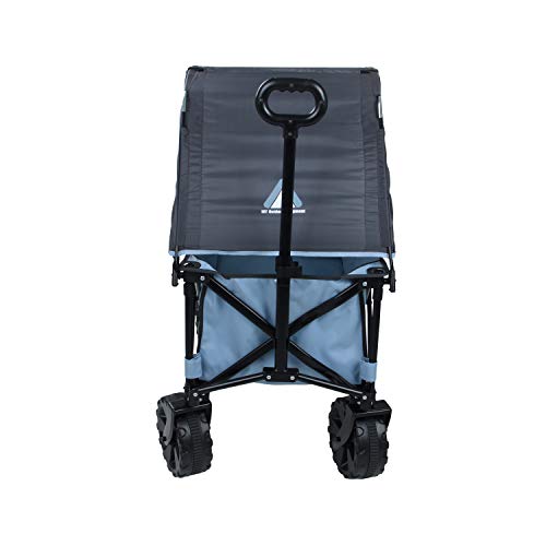 Chariot de Plage Pliable 10T Roof avec Toit – avec Sac Isotherme et Compartiment arrière