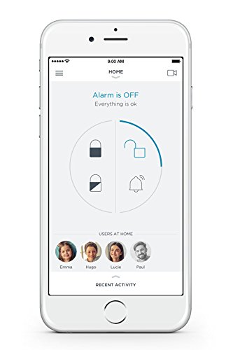 Somfy 2401511 – Home Alarm Starter Pack | Système d’Alarme Appartement sans Fil Connecté | Compatible avec Alexa, l…