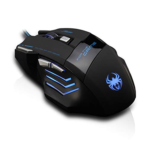 Winnes Souris, Souris Optique Optique Filaire Souris Optique Professionnelle, avec DPI réglable en 5 étapes 1000/1600…