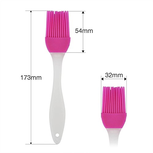 Beauty*Top*Picks Pastry Brush/Deallink Silicone Baking BBQ Brushes with 4 Colours/Soft, Durable Kitchen Utensil and…