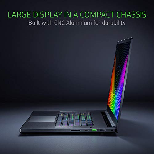 Razer Blade Pro 17 RTX: 240Hz Full HD Thin Bezel – 9th Gen Intel Core i7-9750H 6 Core – Nvidia GeForce RTX 2070 Max-Q…