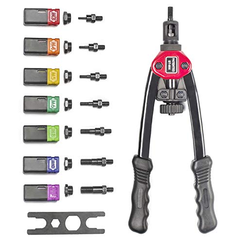 13″ 330MM Blind Rivet Nut Gun Rivet Nut Tool Hand INSER NUT Tool Manual Mandrels M3 M4 M5 M6 M8 M10 M12 BT-605