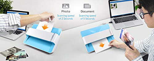 Plustek ePhoto Z300 – Scanner Photo intuitif, avec capteur CCD Parfait pour Une Utilisation personnelle. Support Wins…