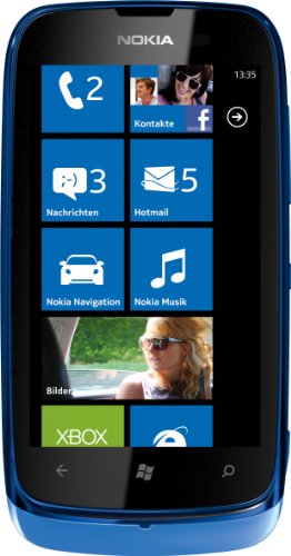 Nokia Lumia 610 Smartphone – Ecran tactile 9,4 cm – 3,7 pouces – Appareil photo 5 mégapixels – Windows Phone Mango OS…