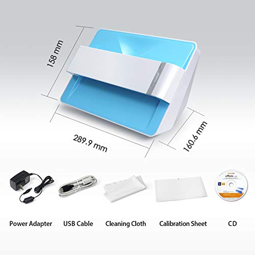 Plustek ePhoto Z300 – Scanner Photo intuitif, avec capteur CCD Parfait pour Une Utilisation personnelle. Support Wins…
