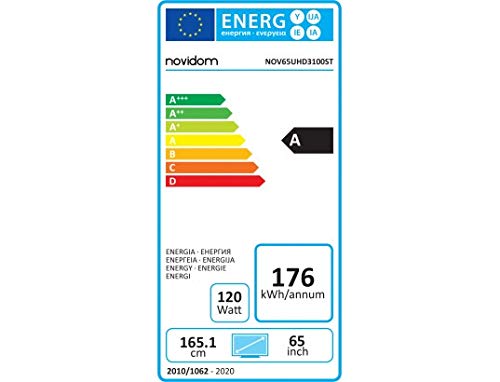 TV LED 4K 165 cm NOV65UHD3100ST