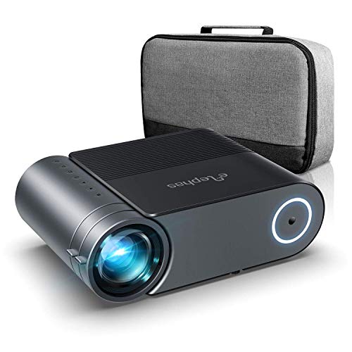 Videoprojecteur, ELEPHAS Vidéoprojecteur 5500 Lumens Mini Projecteur Vidéo Soutien 1080P Rétroprojecteur Full HD LED…