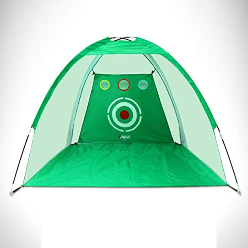 LuoKe Golf Training Net 3M Golf Chipping Net Equipment with Chiphole Indoor and Outdoor Golf Practice Cage for Universal