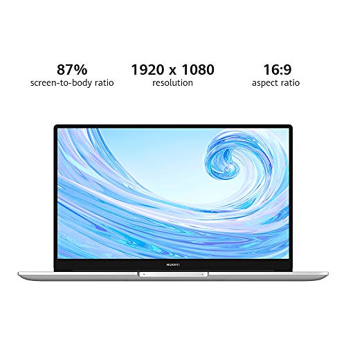 HUAWEI MateBook D 15 2020 PC Portable 15.6” 1080p FHD (AMD Ryzen 5 3500U, RAM 8Go, SSD 256Go, Windows 10 Home, Clavier…
