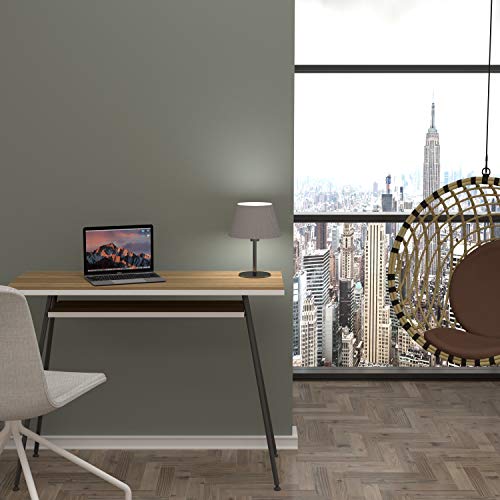 LEVIRA – Table, Bureau, Kost Dash – 100 x 40 x 75 – Noyer Tróia et Noir