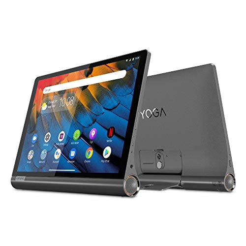 Lenovo Yoga Smart Tab 10.1″ FHD tablette tactile (Processeur Qualcomm Snapdragon 439, 8 Cœur, 4Go de RAM, 64Go de Stockage eMMC, Android Pie 9,0), Gris