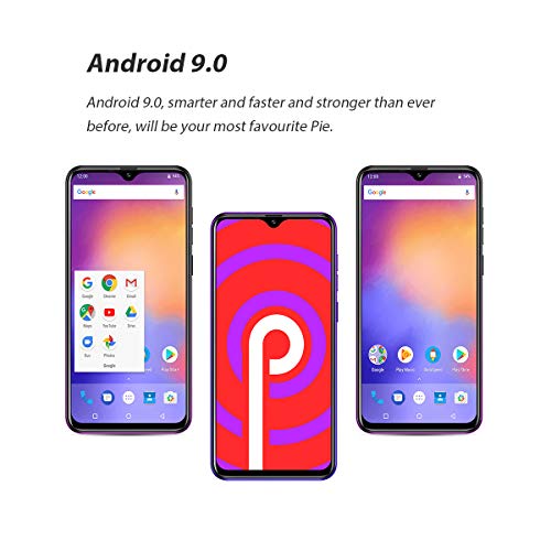 vernee M7 Telephone Portable Débloqués, 4Go + 64Go Dual SIM 4G Smartphone Android 9.0, MTK6761 Quad-Core 13MP/8MP 3…