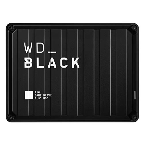 WD_BLACK P10 4TB Game Drive for On-The-Go Access To Your Game Library – Works with Console or PC