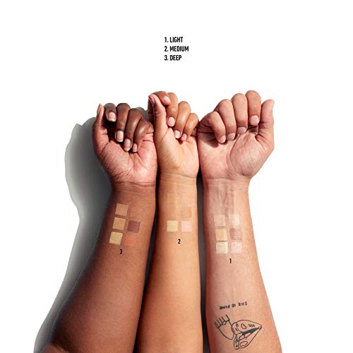 NYX Professional Makeup Palette 3C Correctrice, Anti-cernes et Contour, Texture Crémeuse, Teinte : Deep