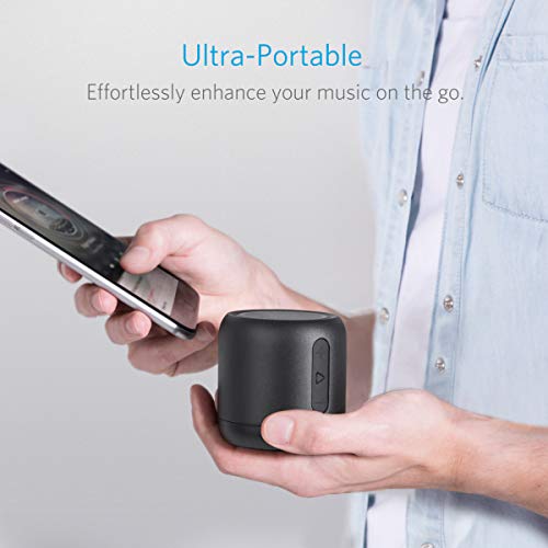 Anker SoundCore mini Enceinte Bluetooth Portable – Haut Parleur avec Autonomie de 15 Heures, Portée Bluetooth de 20…