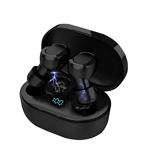 Écouteurs Bluetooth Écouteur Bluetooth sans Fil Oreillette Bluetooth et Écran LCD IPX7 Contrôle Tactile Ecoutéur Intra…