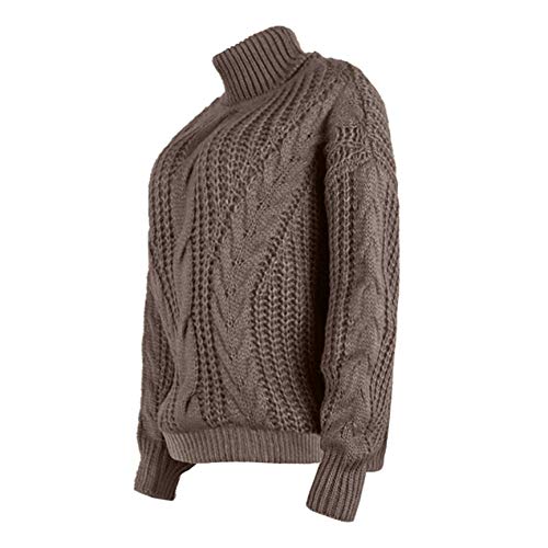 XIAOHU Pull Winter Jumper Women Loose Pullover Sweater Turtleneck Sleeve Fashion Clothes for Female Winter Women