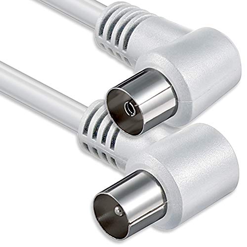 1aTTack Câble coaxial/antenne/Satellite Connecteur F Coaxial mâle vers coaxial Femelle 1,5 m – Câble coaxial mâle…