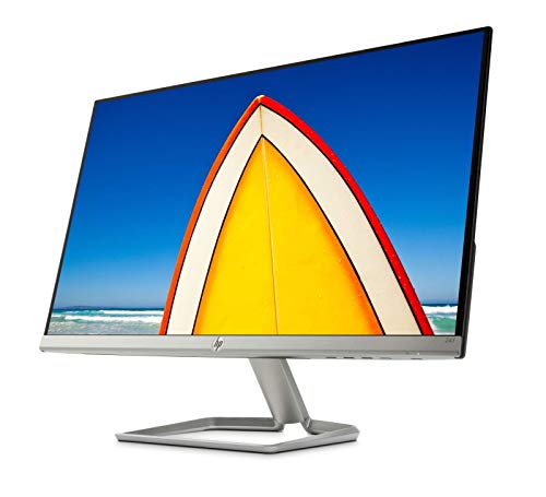 HP 24f Écran PC 23.8” Full HD Argent (IPS LED. 1920 x 1080 px. 5 ms. 60 Hz. 16:9. HDMI. VGA)