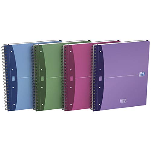 Oxford Office Cahier collège “European Book 4” format A4+ 240P 90g Coloris Aleatoire