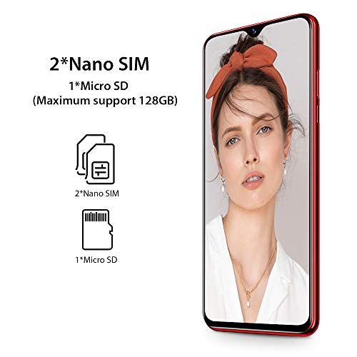Smartphone Pas Cher, Blackview® A60 Smartphone Débloqué (Ecran Waterdrop 6.1 Pouces, 13MP+2MP+5MP, 16Go ROM-Extensible…