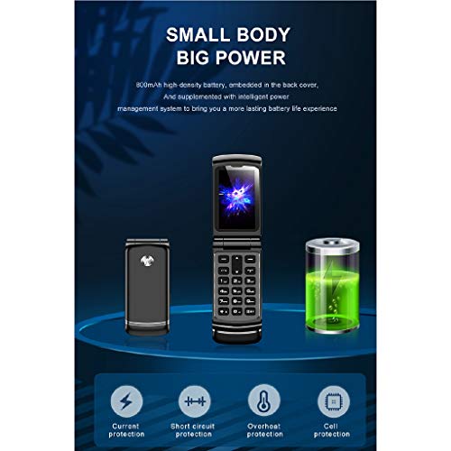 JJA BROS 2020 F1 1.08″Super Petit BM70 Mini Flip en Plastique Boss Téléphone Débloqué 2G 3 en 1 Changeur De Voix Taille du Bout des Doigts Palm Téléphone (Or)