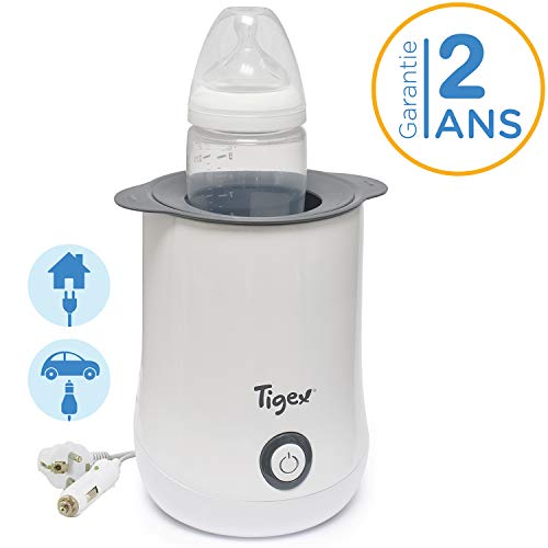 Tigex Chauffe-Biberon Maison/Voiture Express, Chauffe en 60 Secondes
