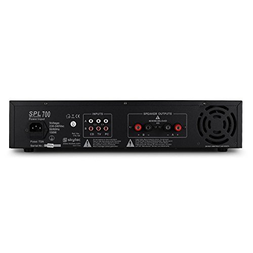 Electronic Star – Set HiFi Stereo avec ampli Home Cinema et Pack d’enceintes colonnes 3 Voies (USB,SD,MP3,2000W de…