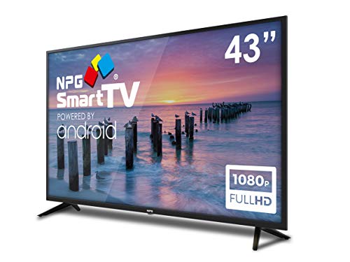 Téléviseur NPG LED 43″ Full HD, Smart TV Android, WiFi, Bluetooth, DVB-T2 H.265, PVR