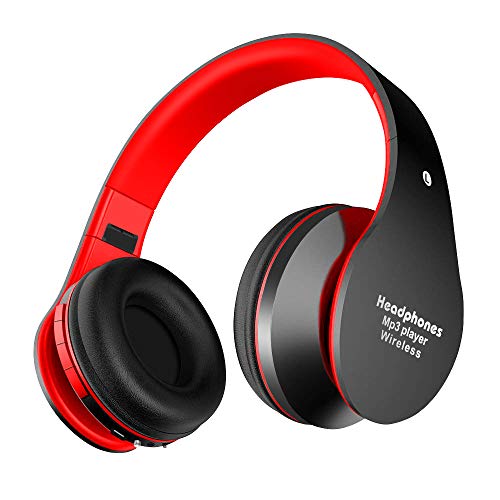 Bluetooth Casque Sans Fil, Alitoo Wireless Over Ear Headphone Avec Microphone Intégré, Main Libre, Pliable Hi-Fi Stéréo…