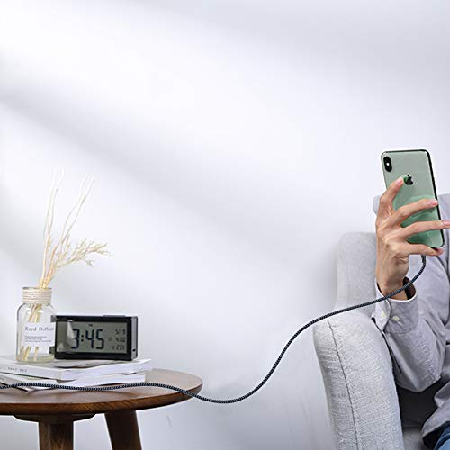 Câble iPhone Chargeur iPhone, RAVIAD [Certifié MFi] Fil iPhone Nylon Tressé Ultra Résistant pour iPhone 13/12/11/Pro/X…