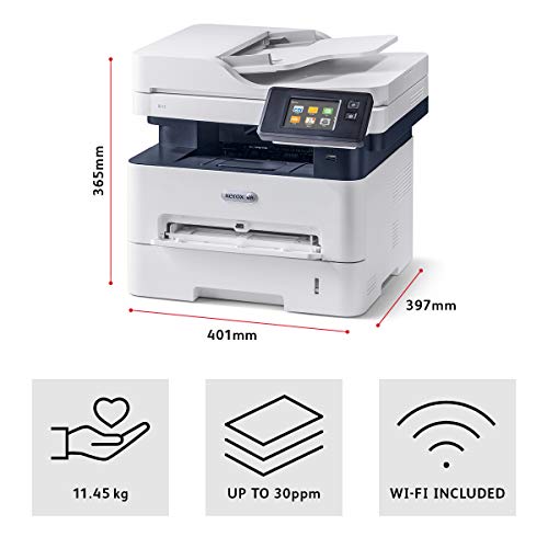 Xerox B215 A4 30PPM WiFi Duplex Copy FAX PS3 PCL5E/6 ADF 2 Tray 251 Blanc M