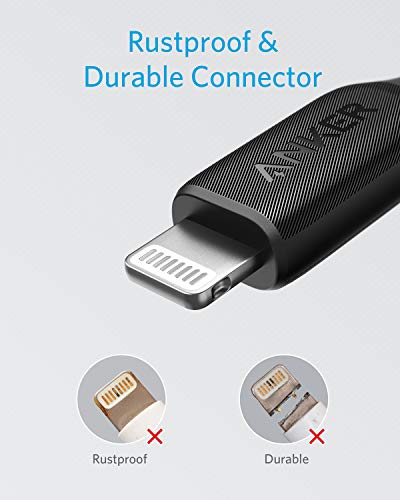 Câble USB C vers Lightning (30cm), Câble Anker Powerline III certifié MFi Charge Rapide Lightning pour iPhone 11/11 Pro…