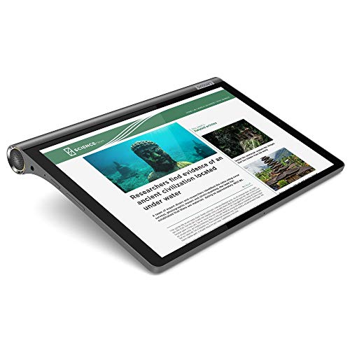 Lenovo Yoga Smart Tab 10.1″ FHD tablette tactile (Processeur Qualcomm Snapdragon 439, 8 Cœur, 4Go de RAM, 64Go de Stockage eMMC, Android Pie 9,0), Gris