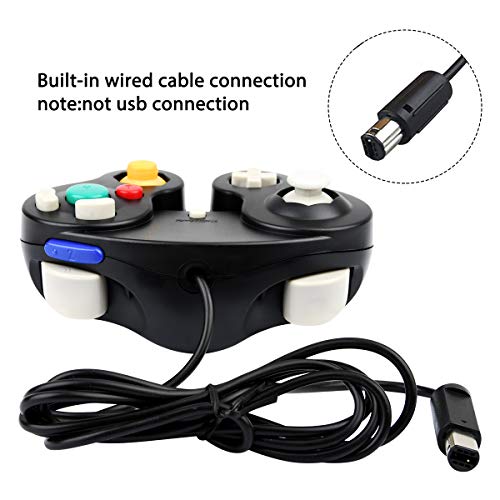 TechKen Manette Classique pour Gamecube, Contrôleur NGC Filaire GC Manette Contrôleur de Jeu Super Smash Bros Controller…
