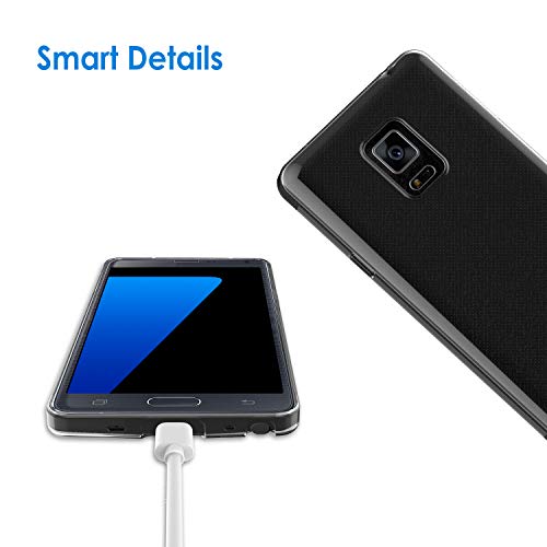 JETech Coque pour Samsung Galaxy Note 4, Shock-Absorption et Anti-Rayures, Transparent