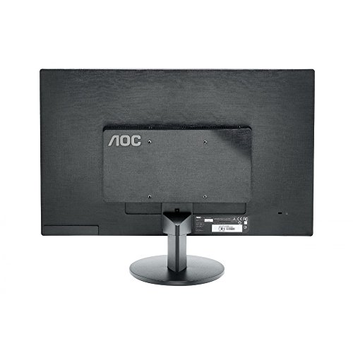 AOC Moniteur E2470SWH 59,9 cm (23,6 pouces) (VGA, DVI, dalle TN, HDMI, temps de réponse de 1 ms, 1920 x 1080, 60 Hz), noir, classe énergétique B