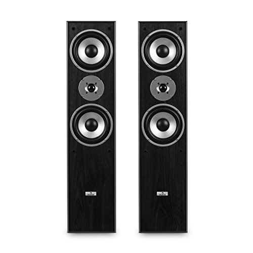 Electronic Star – Set HiFi Stereo avec ampli Home Cinema et Pack d’enceintes colonnes 3 Voies (USB,SD,MP3,2000W de…