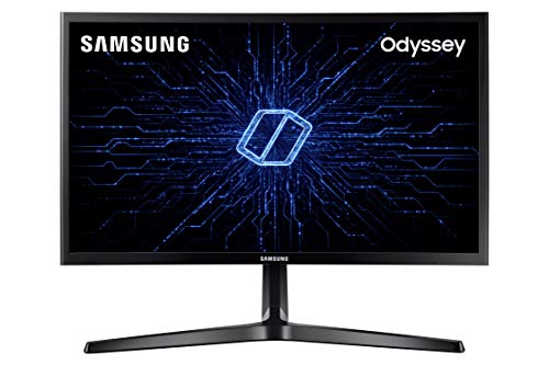 Samsung C27RG50FQU, Ecran PC Gaming incurvé, Dalle VA 27″, Résolution Full HD (1920 x 1080), 240 Hz, 4ms, Nvidia GSYNC Compatible, Noir