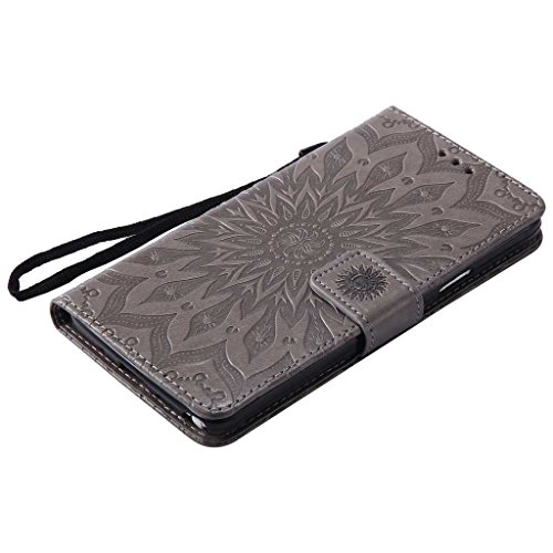 BoxTii Coque Galaxy Note 4, Etui en Cuir de Première Qualité, Housse Coque pour Samsung Galaxy Note 4 (#2 Gris)