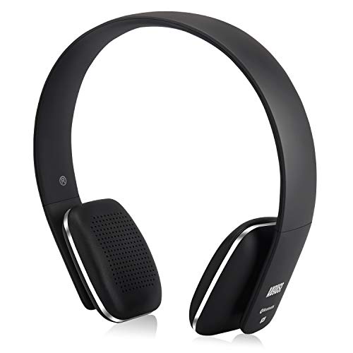 Casque Bluetooth Sans Fil Noir aptX – August EP636 – Homme Femme NFC Micro Audio Stéréo Supra Aural Ultra-léger…