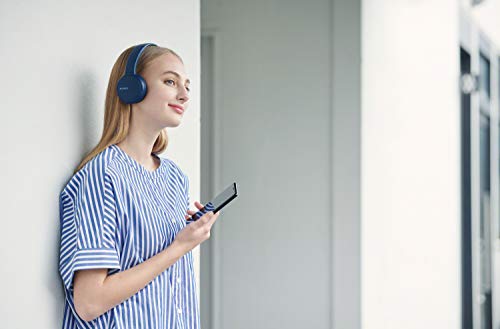 Sony Casque Bluetooth sans fil WH-CH510 (son puissant, assistant vocal intégré, charge rapide, autonomie jusqu’à 35…
