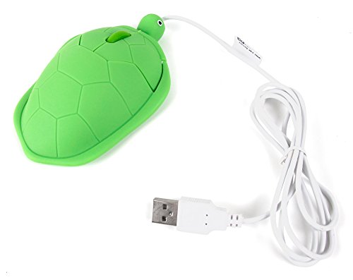 DURAGADGET Grand clavier coloré PS2/USB pour enfant avec souris en forme de tortue 470 x 180 x 15 mm