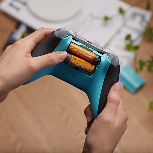 Amazon Basics Piles Rechargeables AA Haute Capacité, 2400 mAh, pré-chargées – Lot de 8