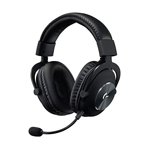 Logitech G PRO Casque Gamer Over-Ear, Transducteurs PRO-G 50mm, Aluminium, Acier et mousse à mémoire de fome…