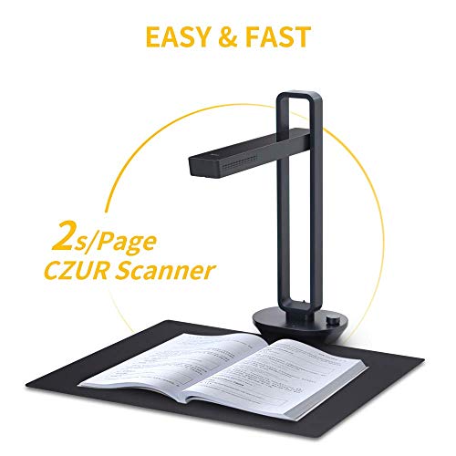 CZUR Aura X Pro Lecteur de Documents Portable Compatible avec MacOS et Windows pour Home Office Batterie 3000mah…