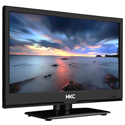 HKC 16M4 téléviseur LED 16 Pouces (TV 39,6cm) Triple Tuner (DVB-C/T / T2 / S / S2), CI+, HDMI, USB, Chargeur de Voiture…