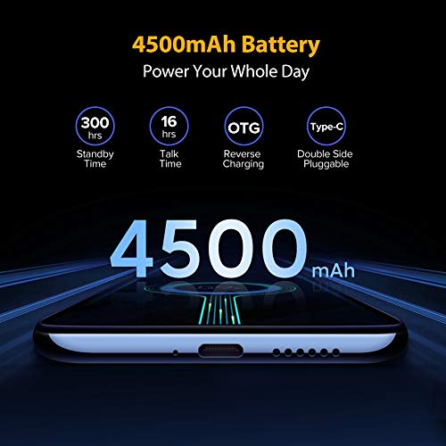 Ulefone Smartphone Débloqué 4G,Octa-Core 4Go+64Go Android 10 Téléphone Portable Note 9P,Ecran Waterdrop 6,52 Pouces…
